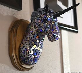 How to Make Unicorn Bust With CD Mosaic!