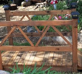 30 unbelievable backyard update ideas, Add a wooden bridge to your nursery