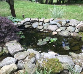 30 unbelievable backyard update ideas, Build a small koi pond