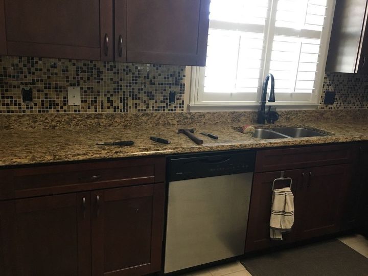 How To Make A Backsplash And 4 Granite Removal Diy Hometalk