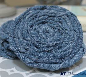 30 ways to use old jeans for brilliant craft ideas, Craft A Set Of Textured Coasters