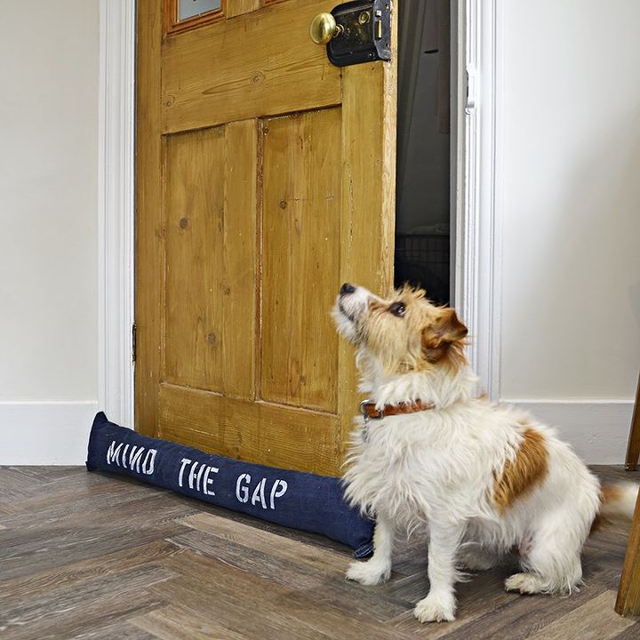 30 ways to use old jeans for brilliant craft ideas, Fashion A Draft Stopper Out Of An Old Pair