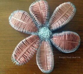 s 30 jaw dropping decorating techniques you ve never seen before, Craft textured flowers using wire and floss