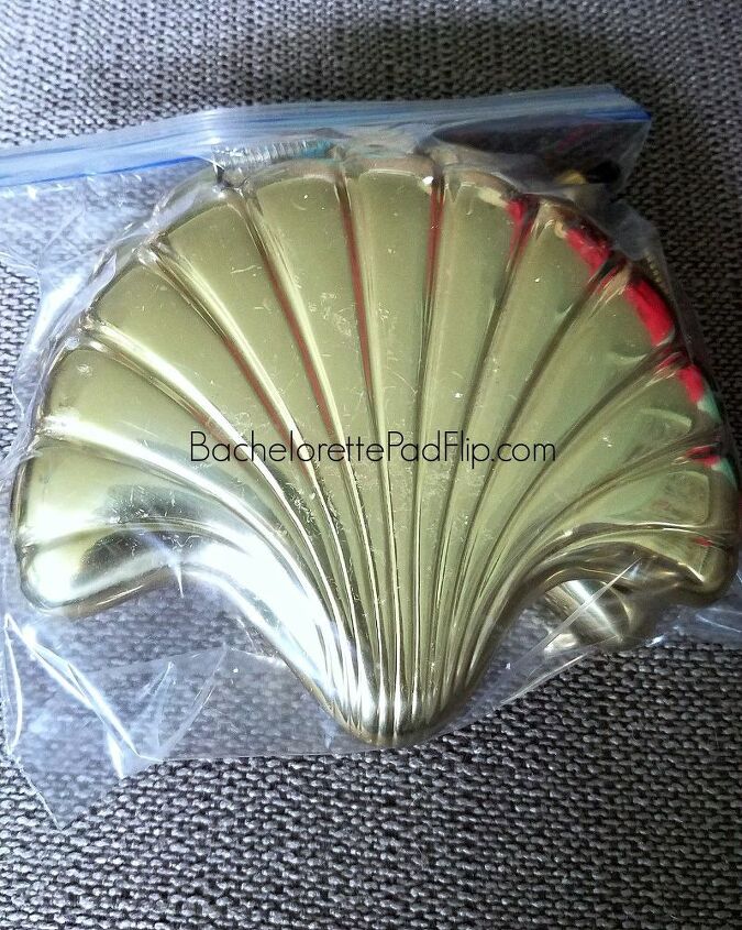 e turning 1 brass curtain tie backs into shabby chic functional decor