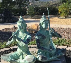 q how can i refinish my bronze thai statues