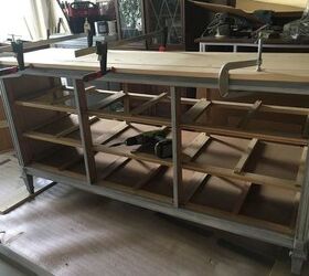 build a planked dresser top