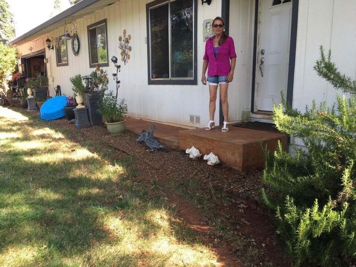 q i want to make a little porch area for a little table and chairs