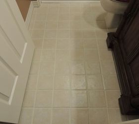 check out these 30 incredible floor transformations ideas, Paint the grout to give your tile a new look
