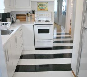 check out these 30 incredible floor transformations ideas, Get a cool pattern with vinyl flooring