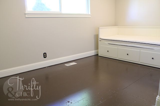 check out these 30 incredible floor transformations ideas, Repaint a large plain plywood floor