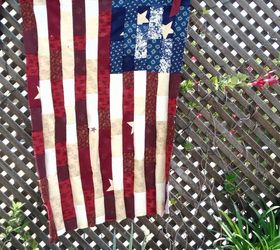 s 10 patriotic projects perfect for your fourth of july party, Patch Different Decorative Fabrics For Quilts