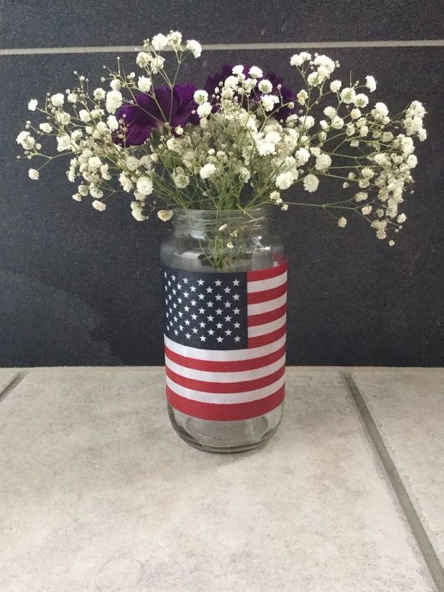 s 10 patriotic projects perfect for your fourth of july party, Dump Out Your Olives And Put On A Flag
