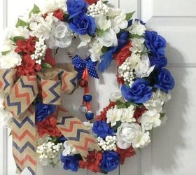 s 10 patriotic projects perfect for your fourth of july party, Pop Faux Flowers In Vines