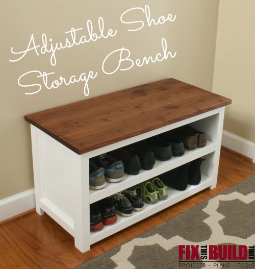 s 15 creative ways to wrangle in your home clutter, Stock Shoes In A Storage Bench