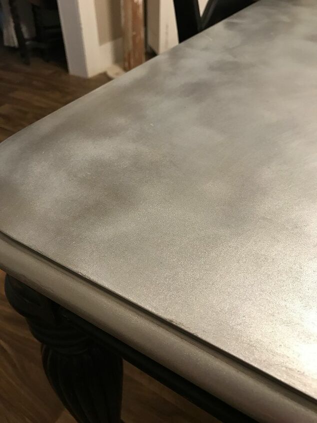 diy galvanized looking table top