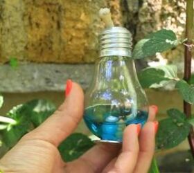 diy stylish candle made out of light bulb
