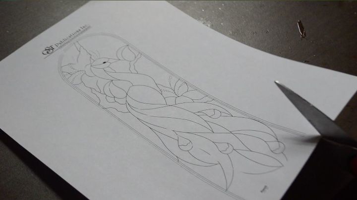 faux stained glass wine bottle using food coloring