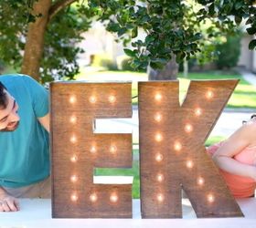 diy marquee letters