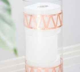 Turn a Glass Vase Into Chic Toilet Paper Storage!