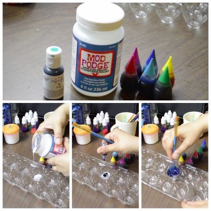 faux stained glass wine bottle using food coloring  hometalk