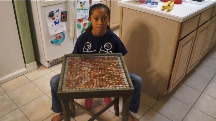 diy penny top table