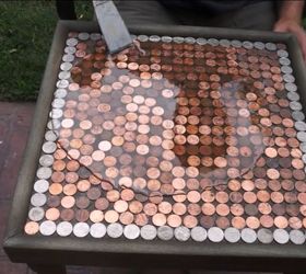 DIY Penny Top Table!