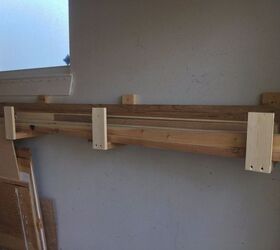 easy diy garage wood holders