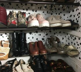 30 amazing ways to organize your shoes, Add a tension rod for great organization
