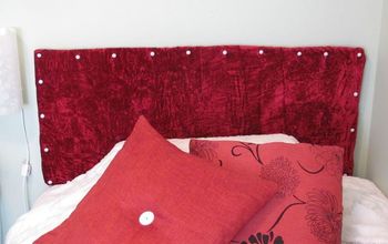 DIY Headboard Using Dollar Store Materials