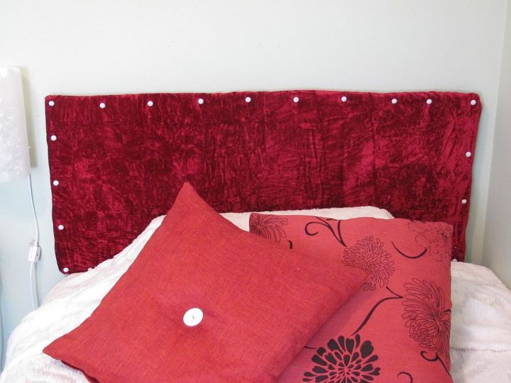 diy headboard using dollar store materials