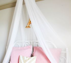 DIY Girls Bed Net Canopy | Hometalk