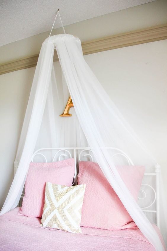 diy girls bed net canopy