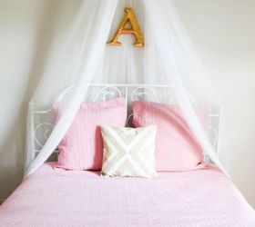 DIY Girls Bed Net Canopy | Hometalk