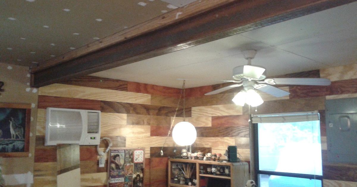 Box In Your Ceiling Beams Hometalk