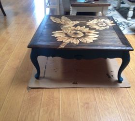 coffee table do over stained top desgn