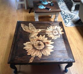 coffee table do over stained top desgn