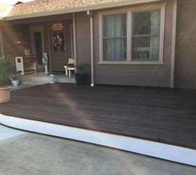 DIY Curved Floating Deck