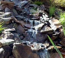 30 neat ideas to upgrade your backyard, Build a breathtaking backyard waterfall