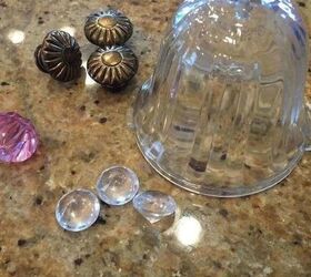 instant cloche from extra solar light parts, Deciding on knobs