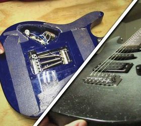 old to new rebuilding a beat up guitar