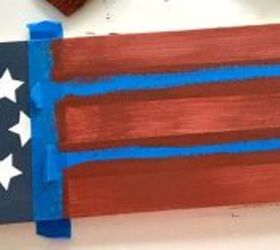 how to create patriotic plank art