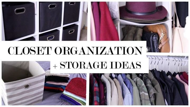 organizacion asequible del almacenamiento en el armario