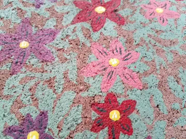 pavimento pintado fcil para la decoracin del jardn