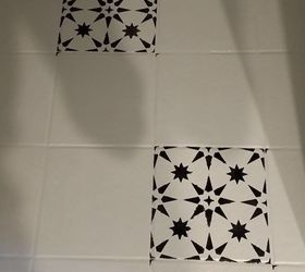 i painted and stenciled my ceramic tile