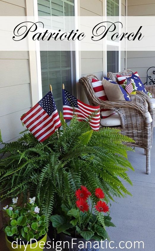 patriotic porch for independence day