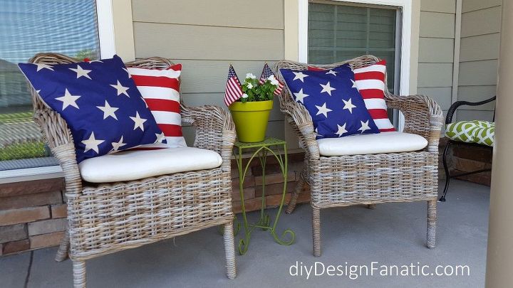 patriotic porch for independence day