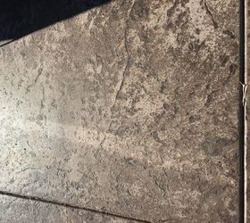 fixing stained stamped concrete gone bad