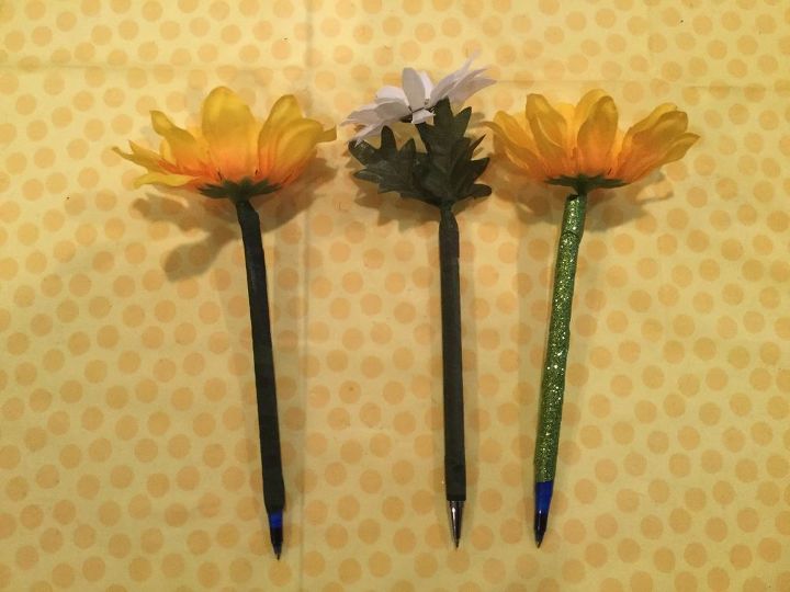 canetas florais fceis