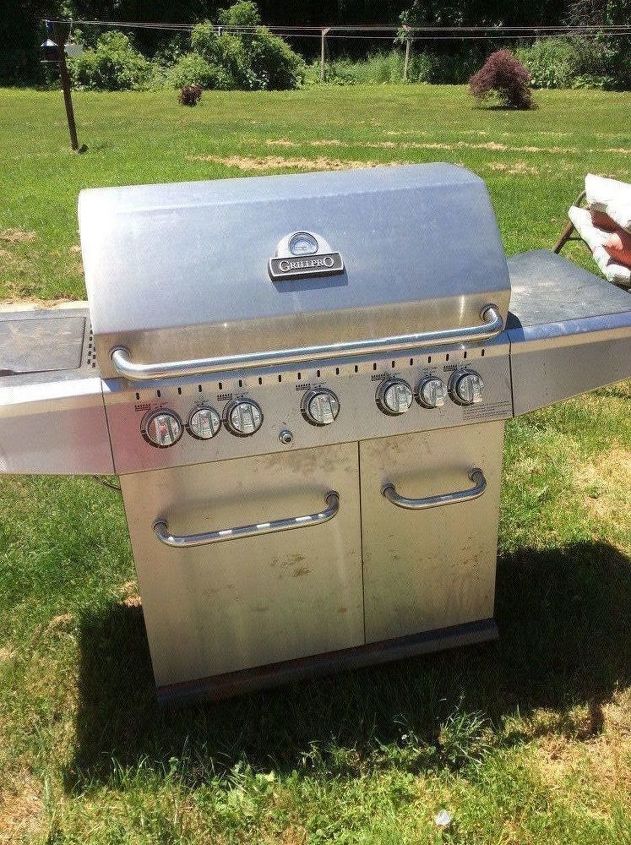 repurposed propane grill