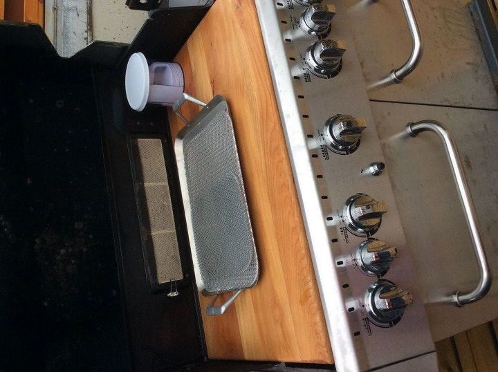 repurposed propane grill